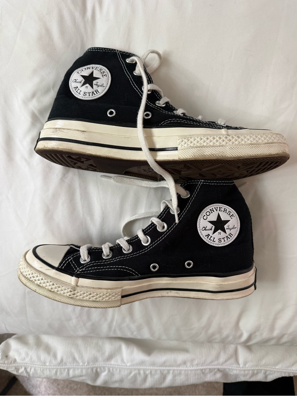 Converse Black & White High Top Sneakers
